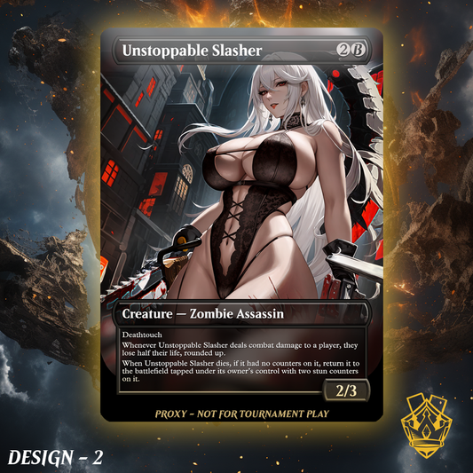 Unstoppable Slasher - MTG Custom Proxy - NSFW