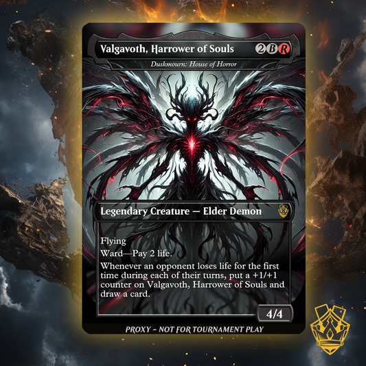 Valgavoth, Harrower of Souls – MTG Custom Proxy Card