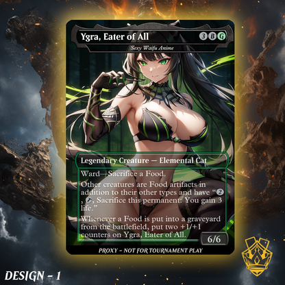 Ygra, Eater of All - MTG Proxy - NSFW Version