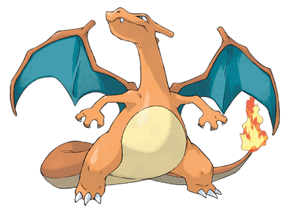 Charizard Pokémon Design SVG