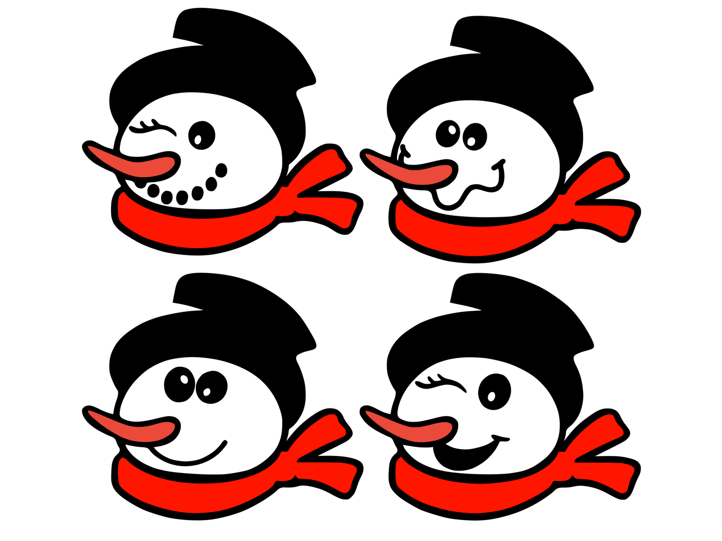 Snowman SVG Bundle by Rulluma Emporium