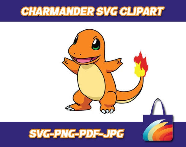 Charmander SVG Digital Download