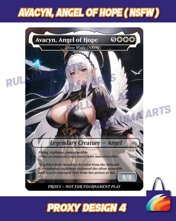 Avacyn, Angel of Hope - MTG Proxy - NSFW Version