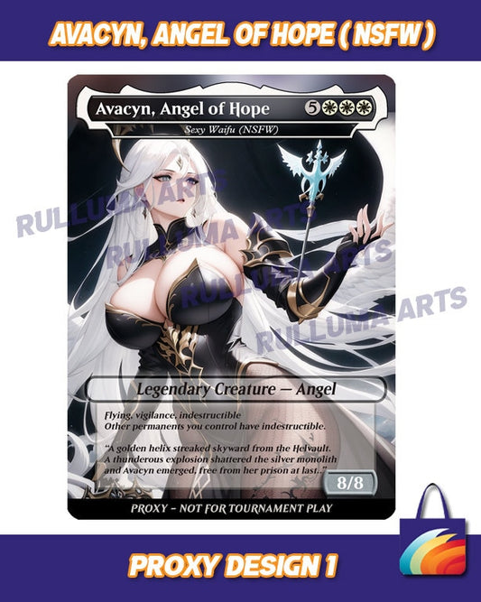 Avacyn, Angel of Hope - MTG Proxy - NSFW Version
